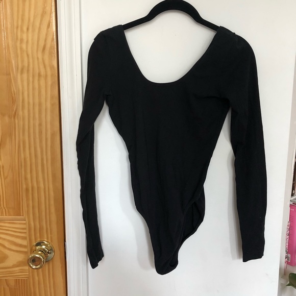 American Apparel Tops - American Apparel Black Long Sleeve Leotard